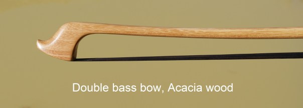 Double bass bow, Acacia wood