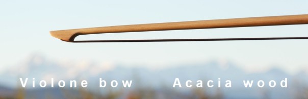 Violne bow, Acacia wood